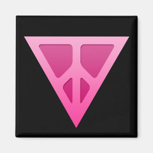 Magnet Carré du triangle Q-Peace