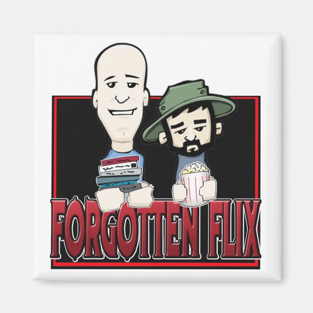 Magnet Carré Flix oublié (Devant)
