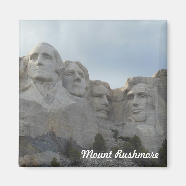 Magnet Carré Mount Rushmore (Devant)