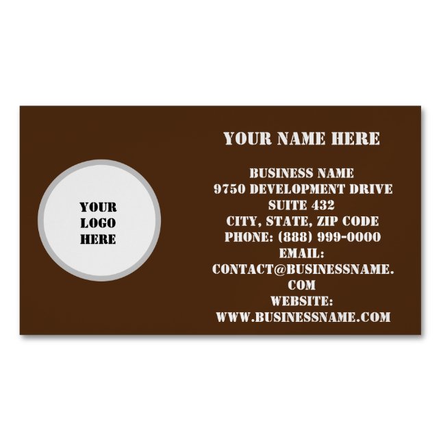 Magnet carte de visite (devant)