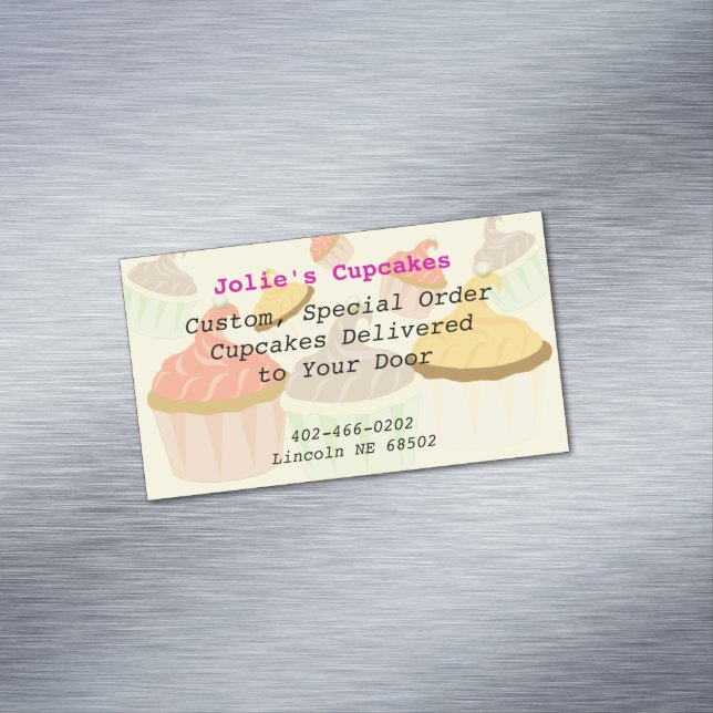 Magnet Carte de visite Cupcake (In Situ)