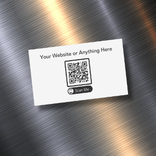 Magnet Carte de visite de code QR de petite quanti