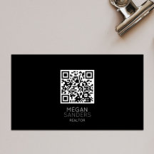 MAGNET Carte de visite DE CODE QR REALTOR MODERNE