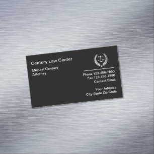 Magnet Carte de visite du logo du procureur modern