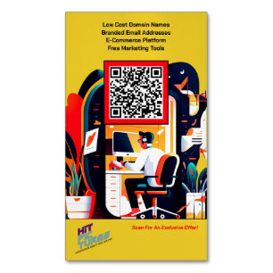 Magnet carte de visite ensemble de cartes promotio