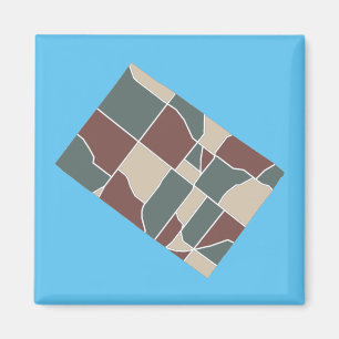 Magnet Carte du canton de Whitpain