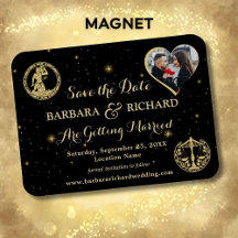 MAGNET Celestial Foto Hochzeit Speichern Sie das D