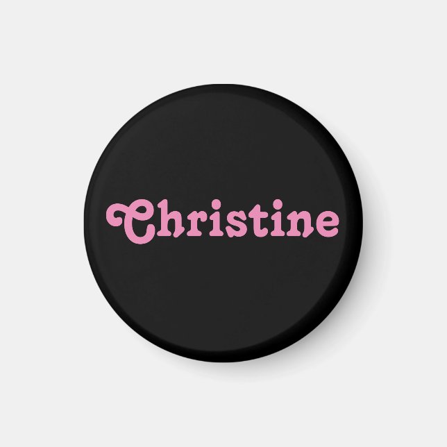 Magnet Christine (Vorne)
