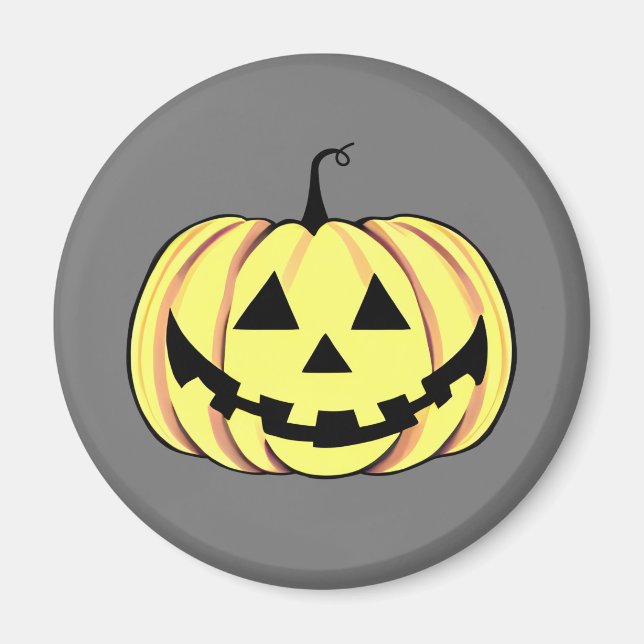 Magnet Citrouille d'Halloween (Devant)