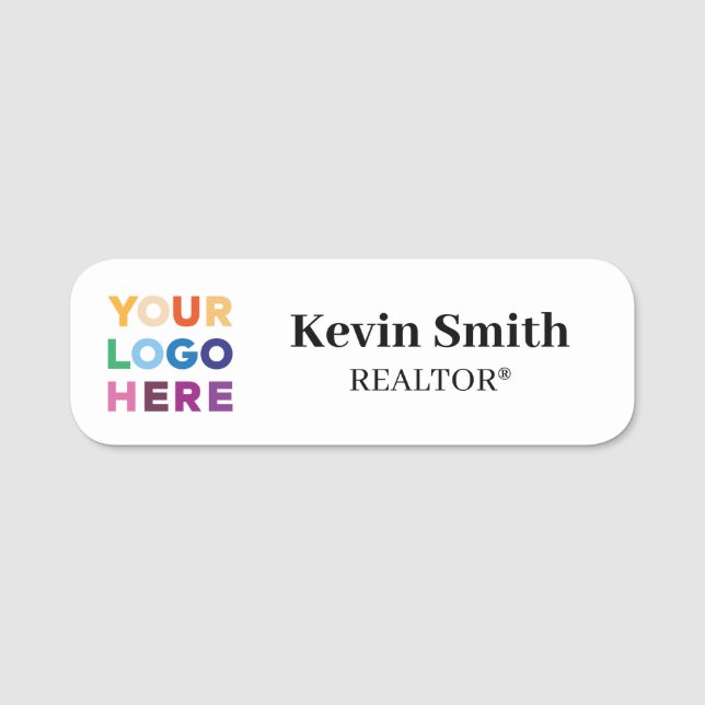 Magnet Classic Name Tag Custom Namensschild (Vorderseite)