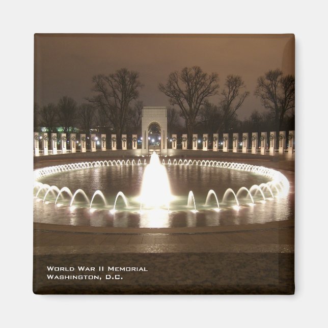 Magnet commémoratif de la Seconde Guerre mondiale (Devant)