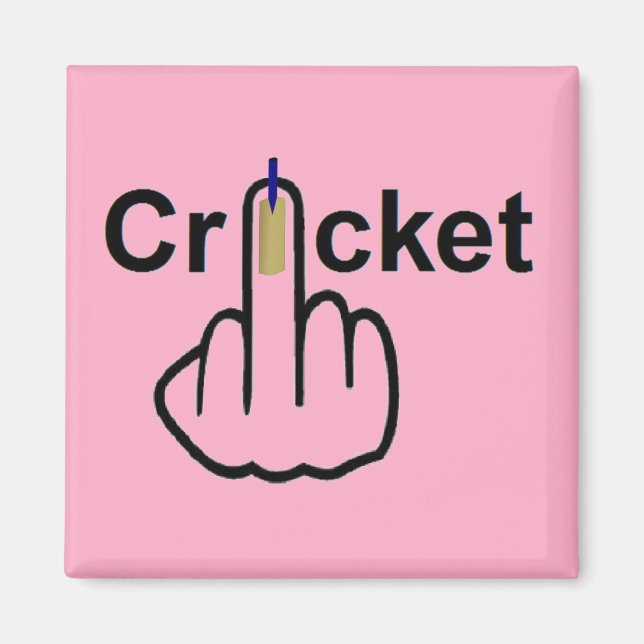 Magnet Cricket Gedreht (Vorne)