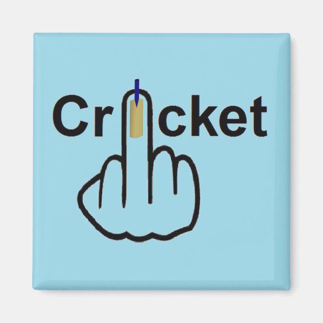 Magnet Cricket Gedreht (Vorne)