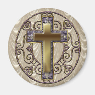 Magnet croisé pourpre