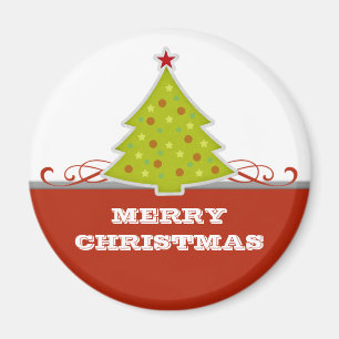 Magnet d'arbre de Noël lunatique