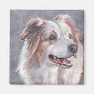 Magnet d'art australien Shepherd Dog