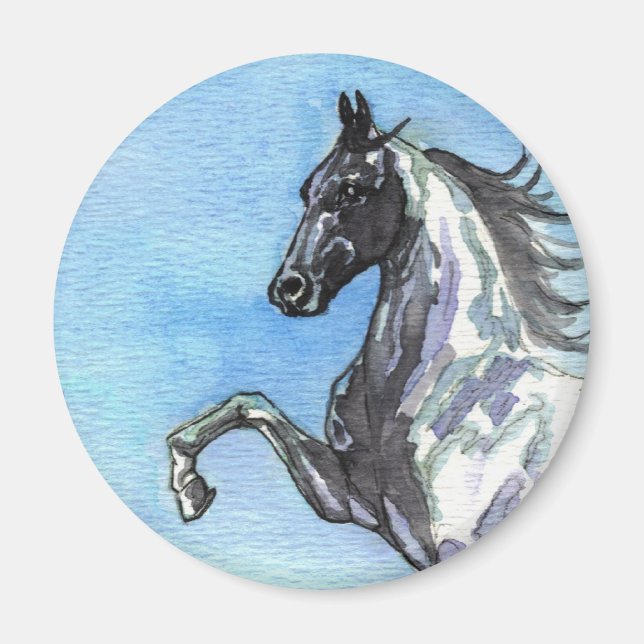 Magnet d'art Cheval Saddlebred (Devant)