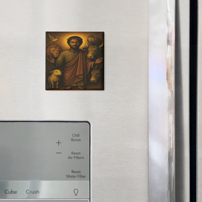 Magnet d'art chrétien africain-américain (In situ (réfrigérateur))