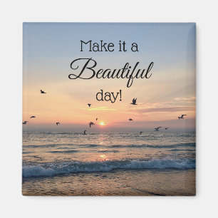Magnet Day Sunrise Beach Magnet