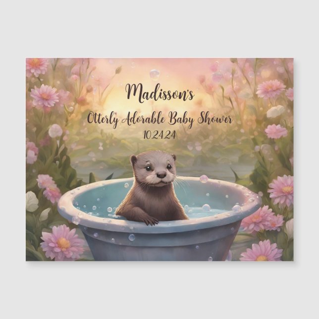 Magnet de Baby shower adorable (Devant)