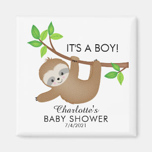 Magnet de Baby shower préféré pour les parcelle