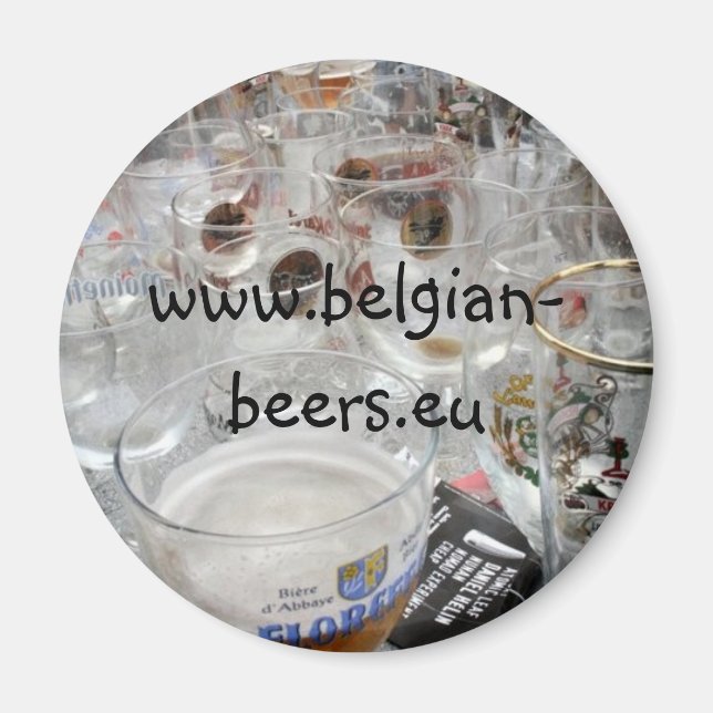 Magnet de bières belges (Devant)