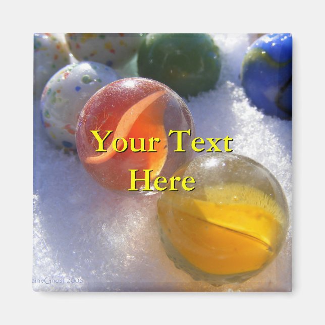Magnet de billes de verre (Devant)