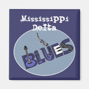 Magnet de blues Delta du Mississippi