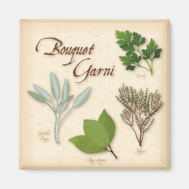Magnet de bouquet Herb (Devant)