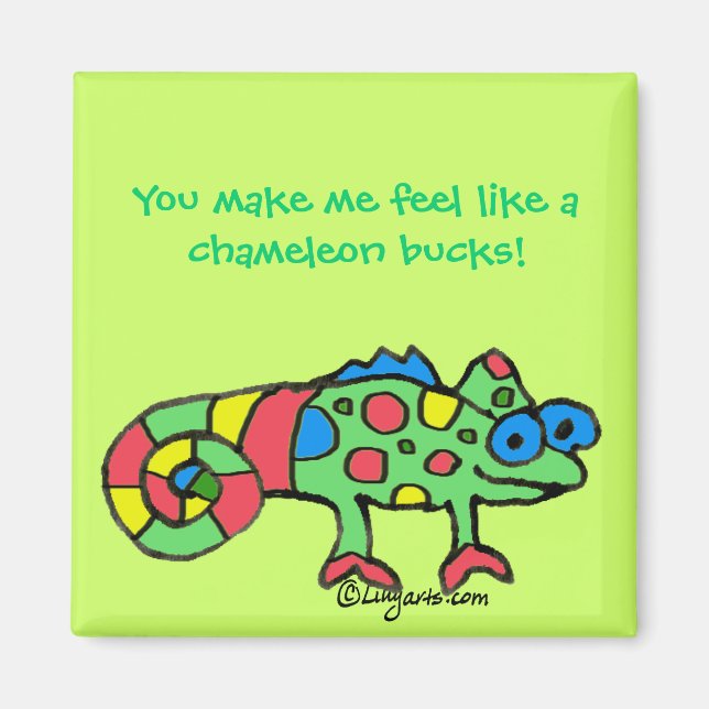 Magnet de Bucks Chameleon (Devant)