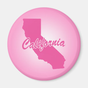 Magnet de Californie d'État rose