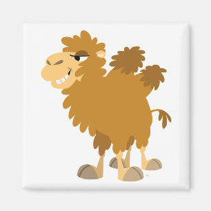 Magnet de Camel à deux branches de dessin mignon