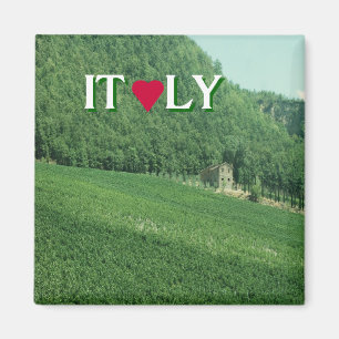 Magnet de campagne italien en été