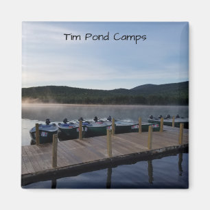 Magnet de camps de région sauvage d'étang de Tim