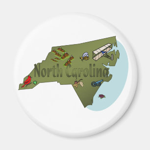 Magnet de Caroline du Nord