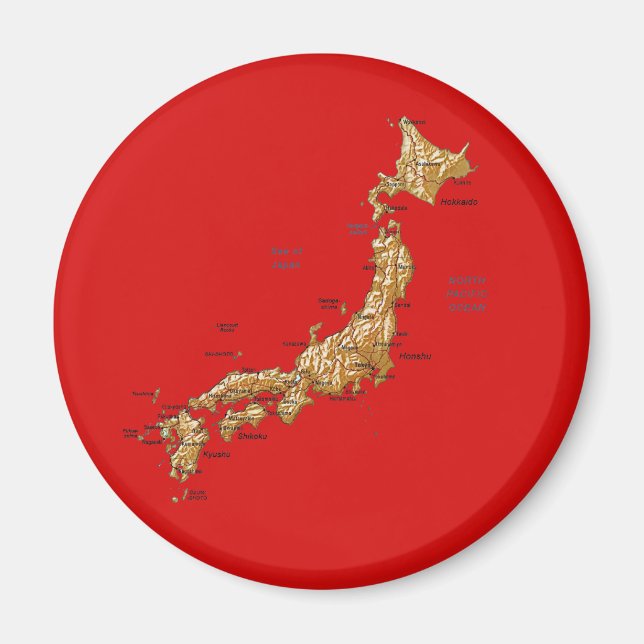 Magnet de cartes Japon (Devant)
