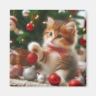 Magnet de chats de vacances