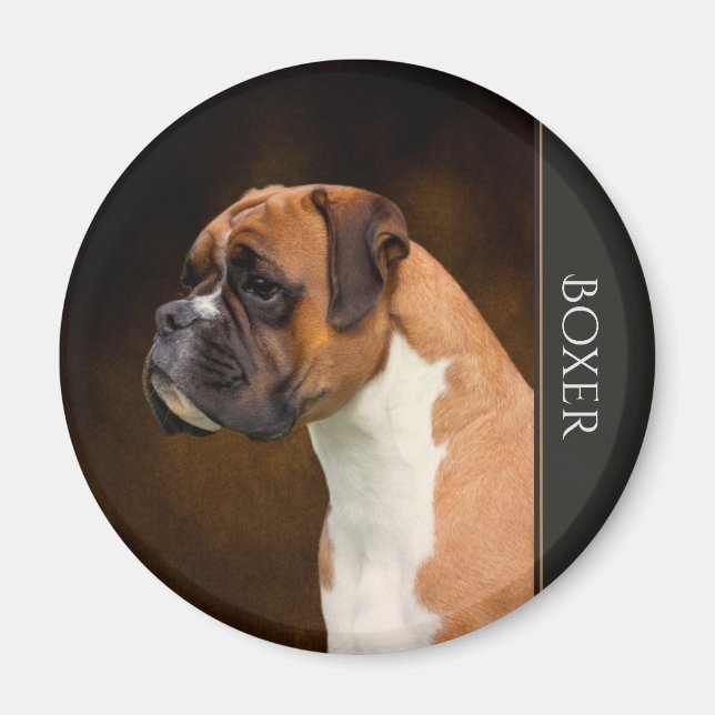Magnet de chien de boîte (Devant)