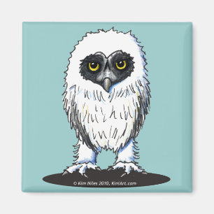 Magnet de chouette à lunettes