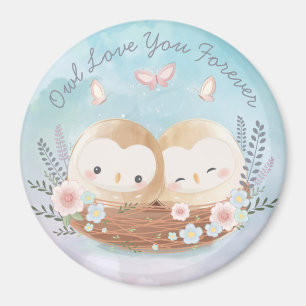 Magnet de chouettes