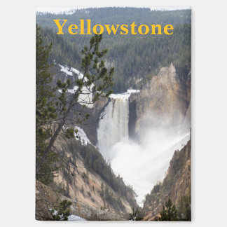 Magnet de chute d'eau du parc national Yellowstone