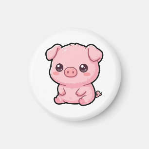 Magnet de Cochon de Babé Mignon