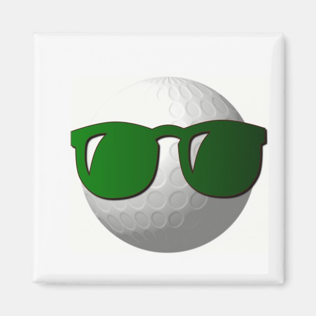 Magnet de conception de balle de golf cool (Devant)