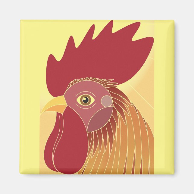 Magnet de coq (Devant)