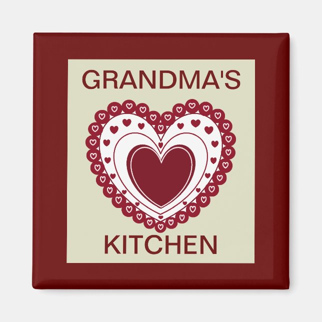MAGNET DE CUISINE PERSONNALISÉ (Devant)