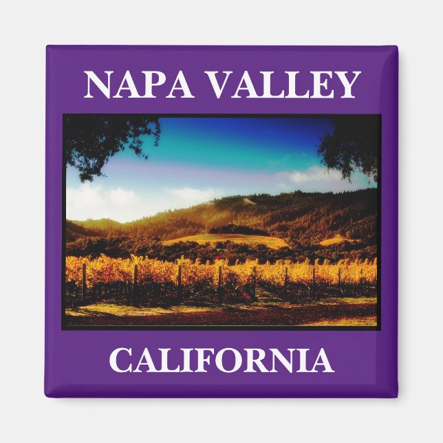 Magnet de cuisine pittoresque Napa Valley (Devant)
