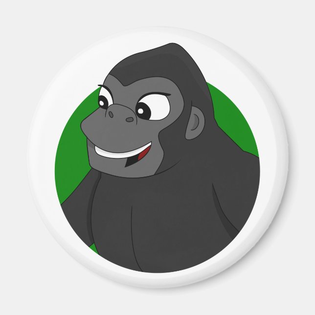 Magnet de dessin de Gorilla (Devant)