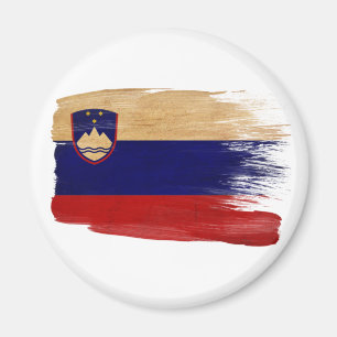 Magnet de drapeau de la Slovénie