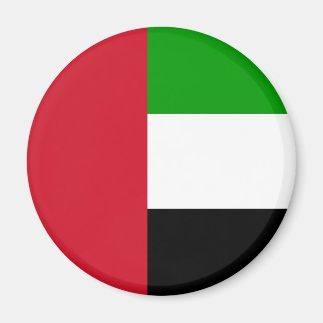 Magnet de drapeau des Émirats arabes unis (Devant)