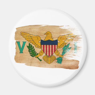 Magnet de drapeau des Îles Vierges